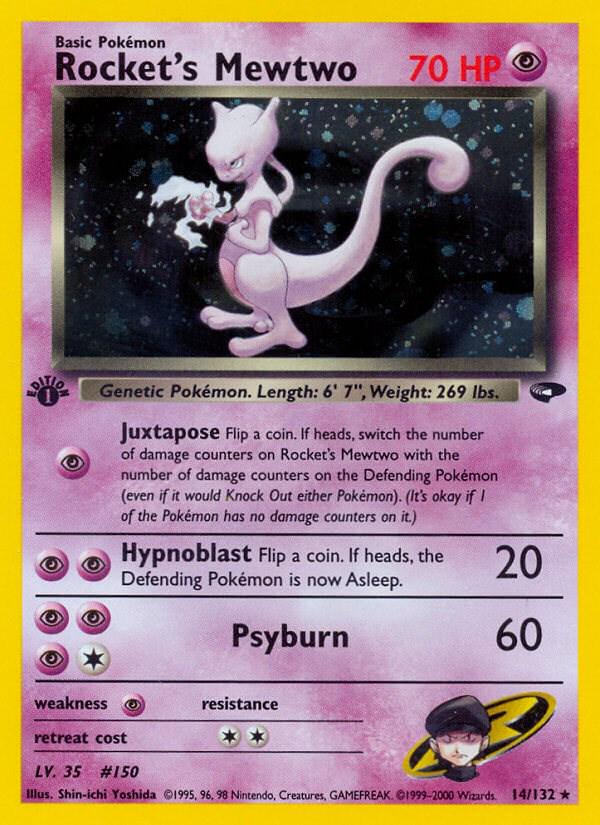 Rocket's Mewtwo [1st Edition] #14