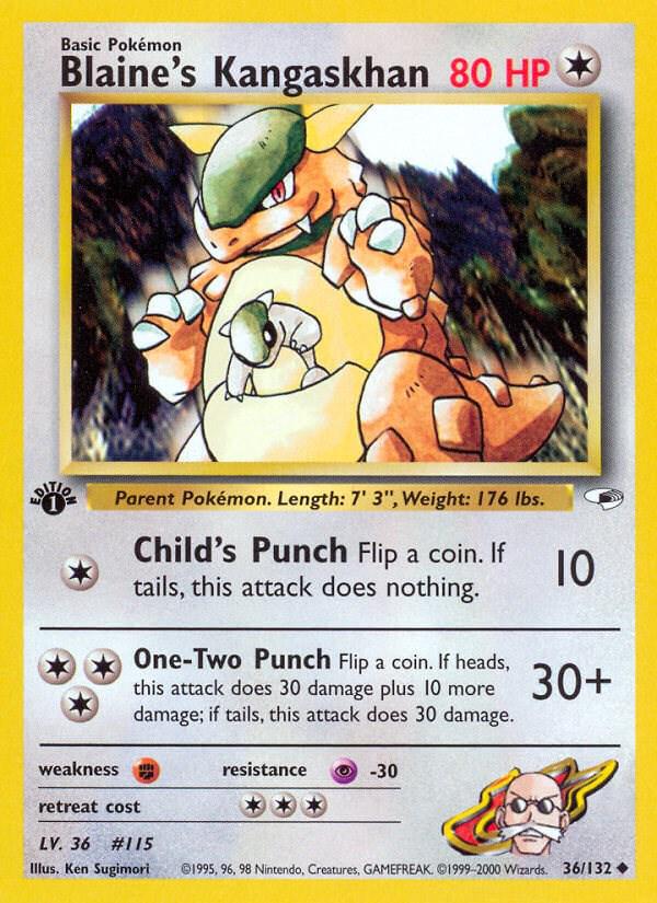 Blaine's Kangaskhan [1st Edition] #36