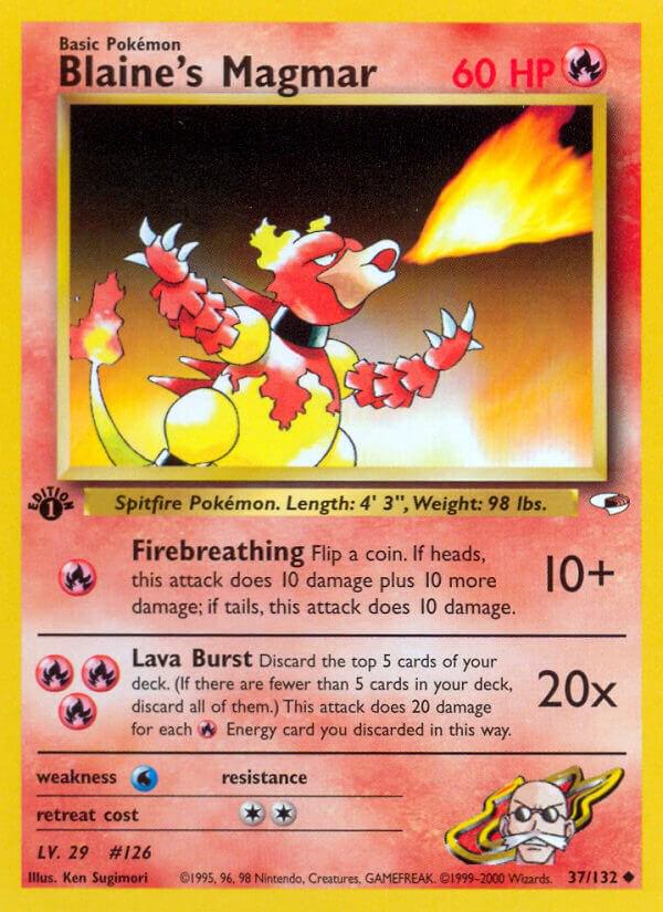 Blaine's Magmar [1st Edition] #37