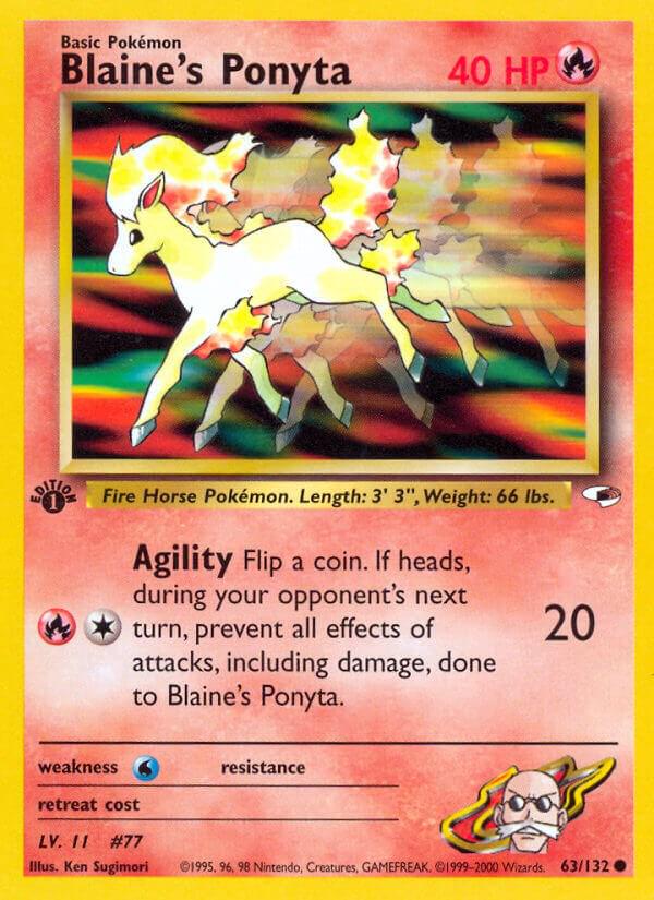 Blaine's Ponyta [1st Edition] #63