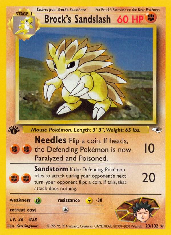 Brock's Sandslash [1st Edition] #23