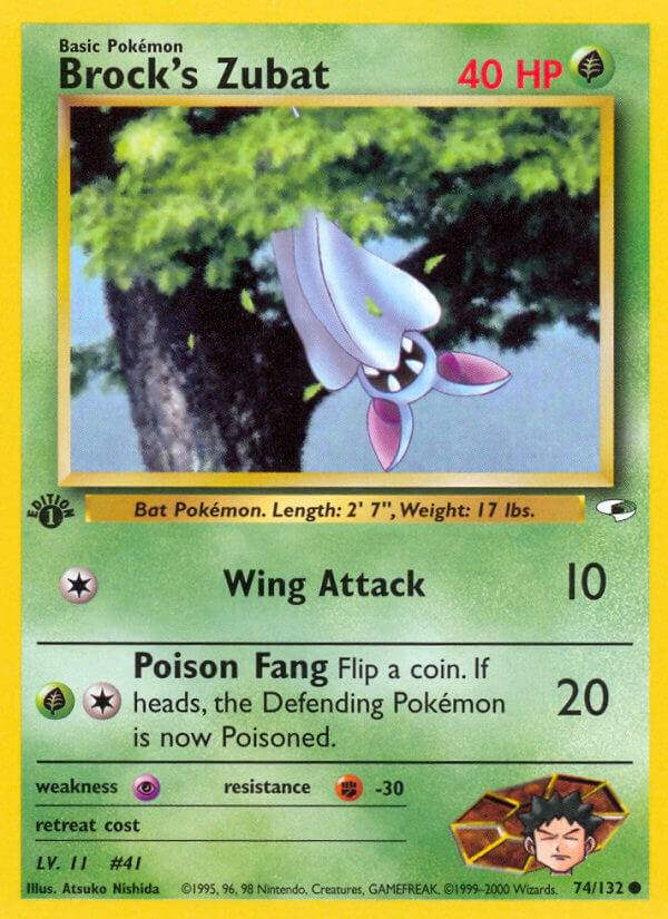 Brock's Zubat [1st Edition] #74