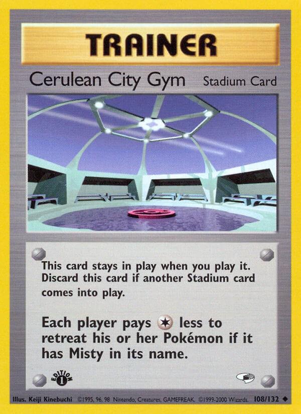 Cerulean City Gym [1st Edition] #108