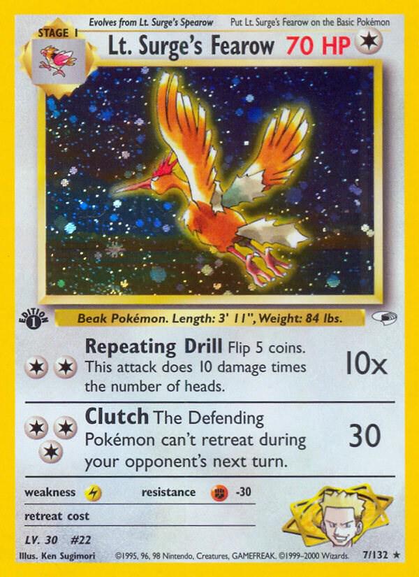 Lt. Surge's Fearow [1st Edition] #7