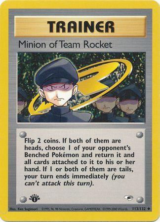 Minion of Team Rocket [1st Edition] #113