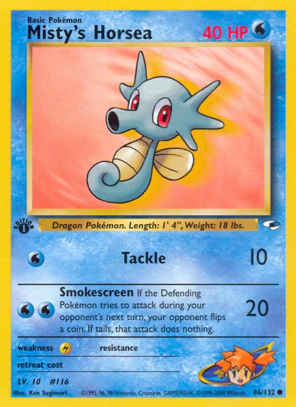 Misty's Horsea [1st Edition] #86