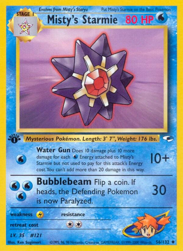 Misty's Starmie [1st Edition] #56