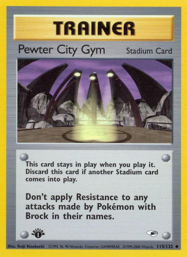 Pewter City Gym [1st Edition] #115
