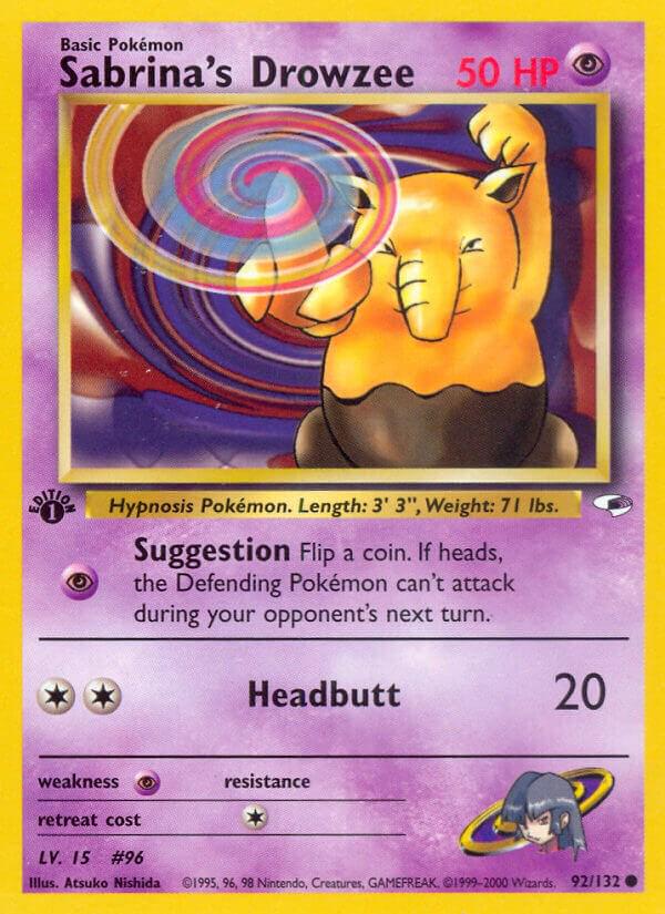 Sabrina's Drowzee [1st Edition] #92