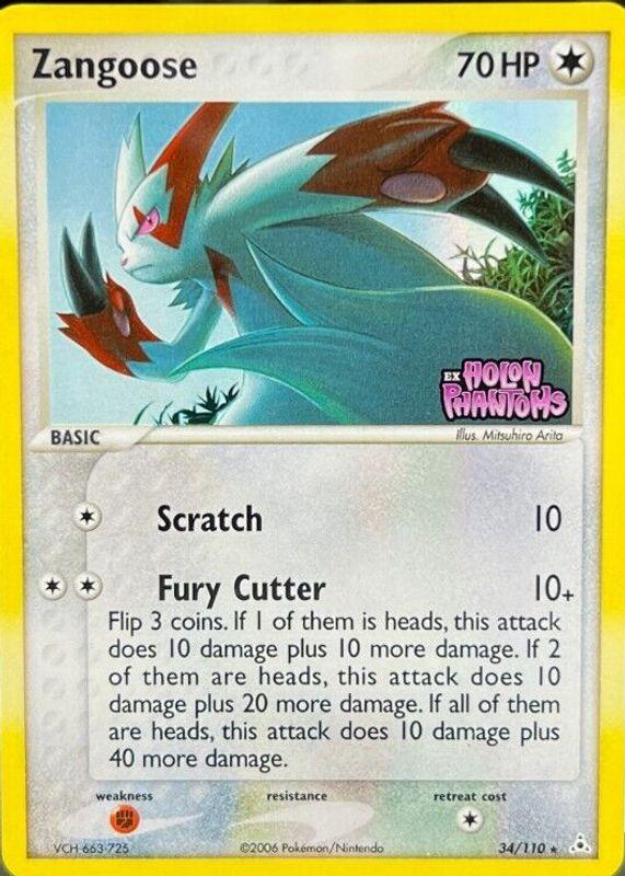 Zangoose [Reverse Holo] #34