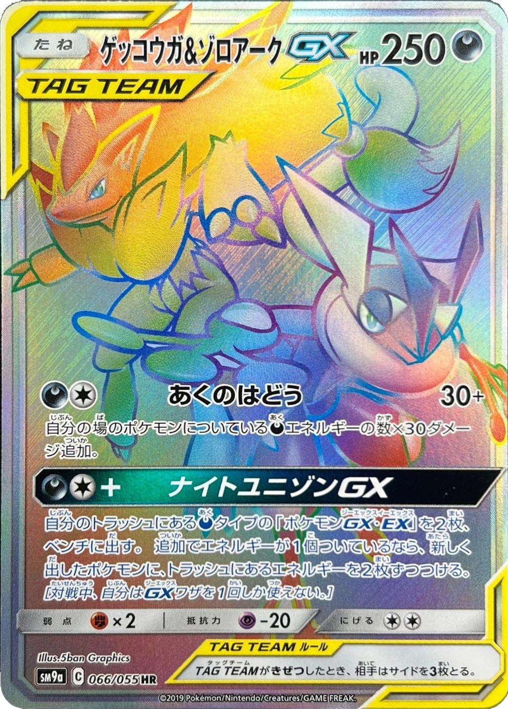 Greninja & Zoroark GX #66