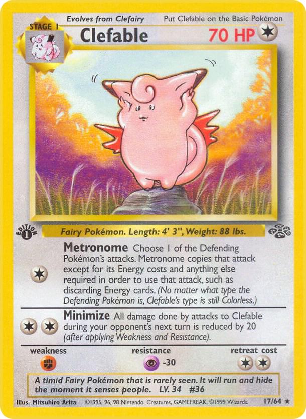 Clefable [1st Edition] #17