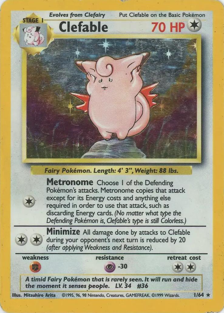 Clefable [No Symbol] #1