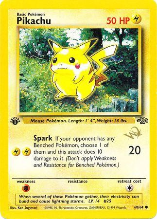 Pikachu [W Stamp] #60