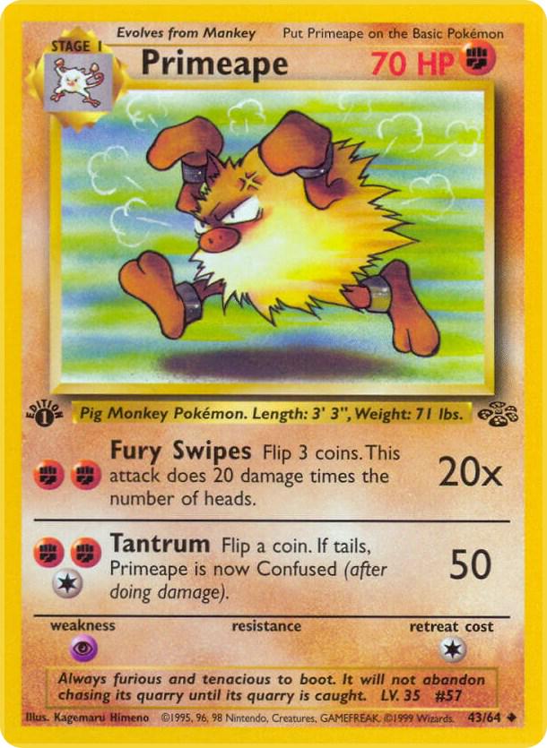 Primeape [1st Edition] #43