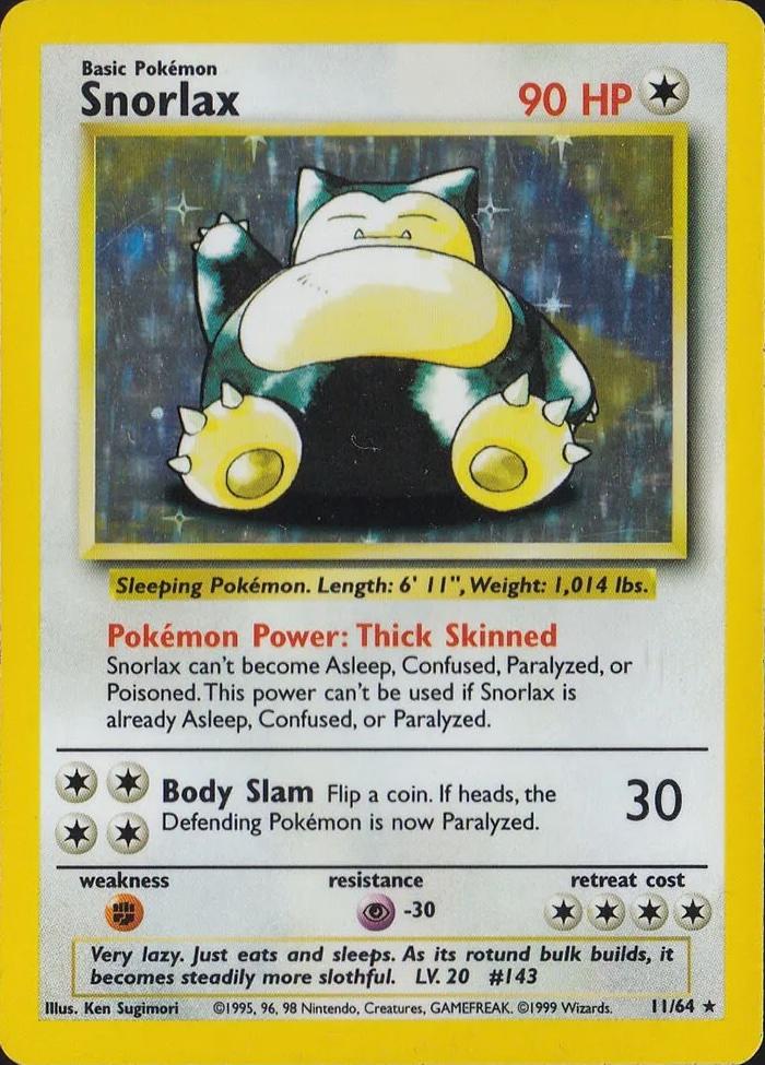 Snorlax [No Symbol] #11