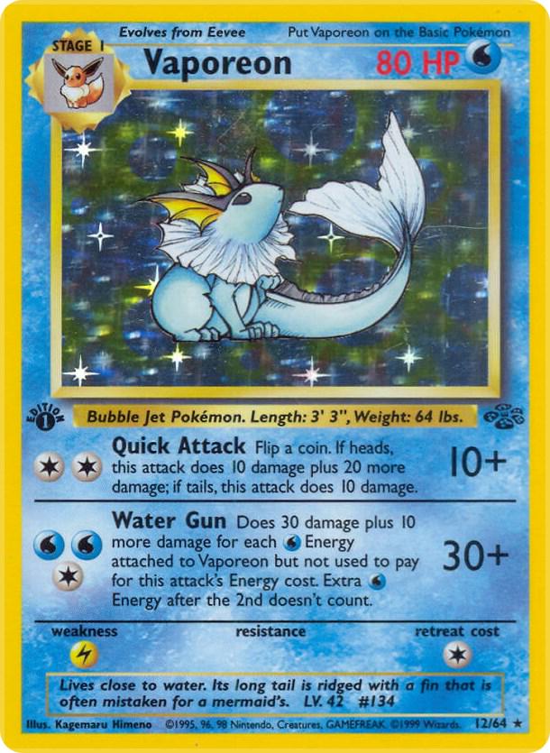 Vaporeon [1st Edition] #12