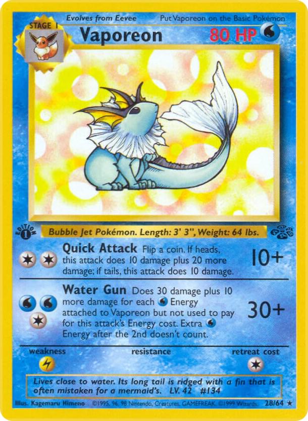 Vaporeon [1st Edition] #28