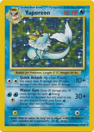Vaporeon [No Symbol] #12