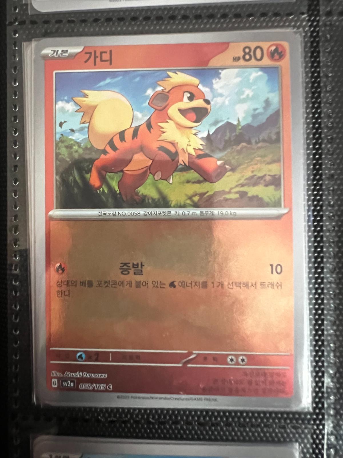 Growlithe #58