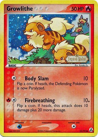 Growlithe [Reverse Holo] #55