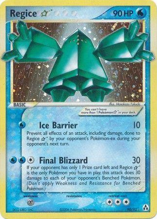 Regice [Gold Star] #90