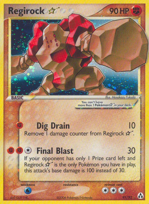 Regirock [Gold Star] #91