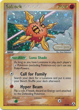 Solrock [Reverse Holo] #25