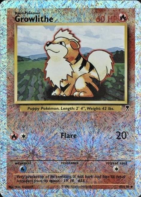 Growlithe [Reverse Holo] #45