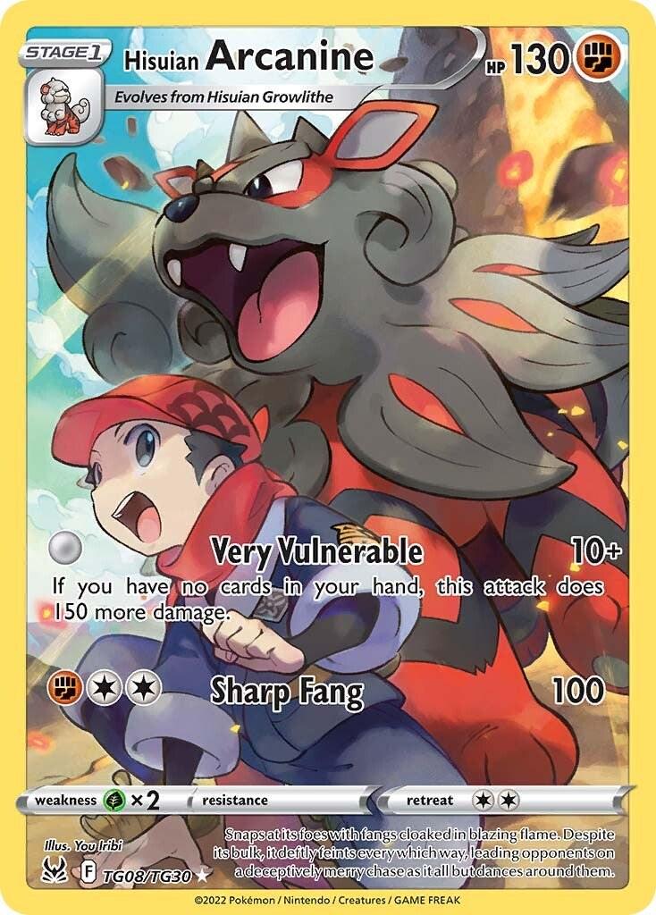 Hisuian Arcanine #TG08