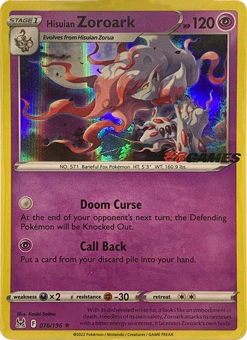 Hisuian Zoroark [EB Games] #76
