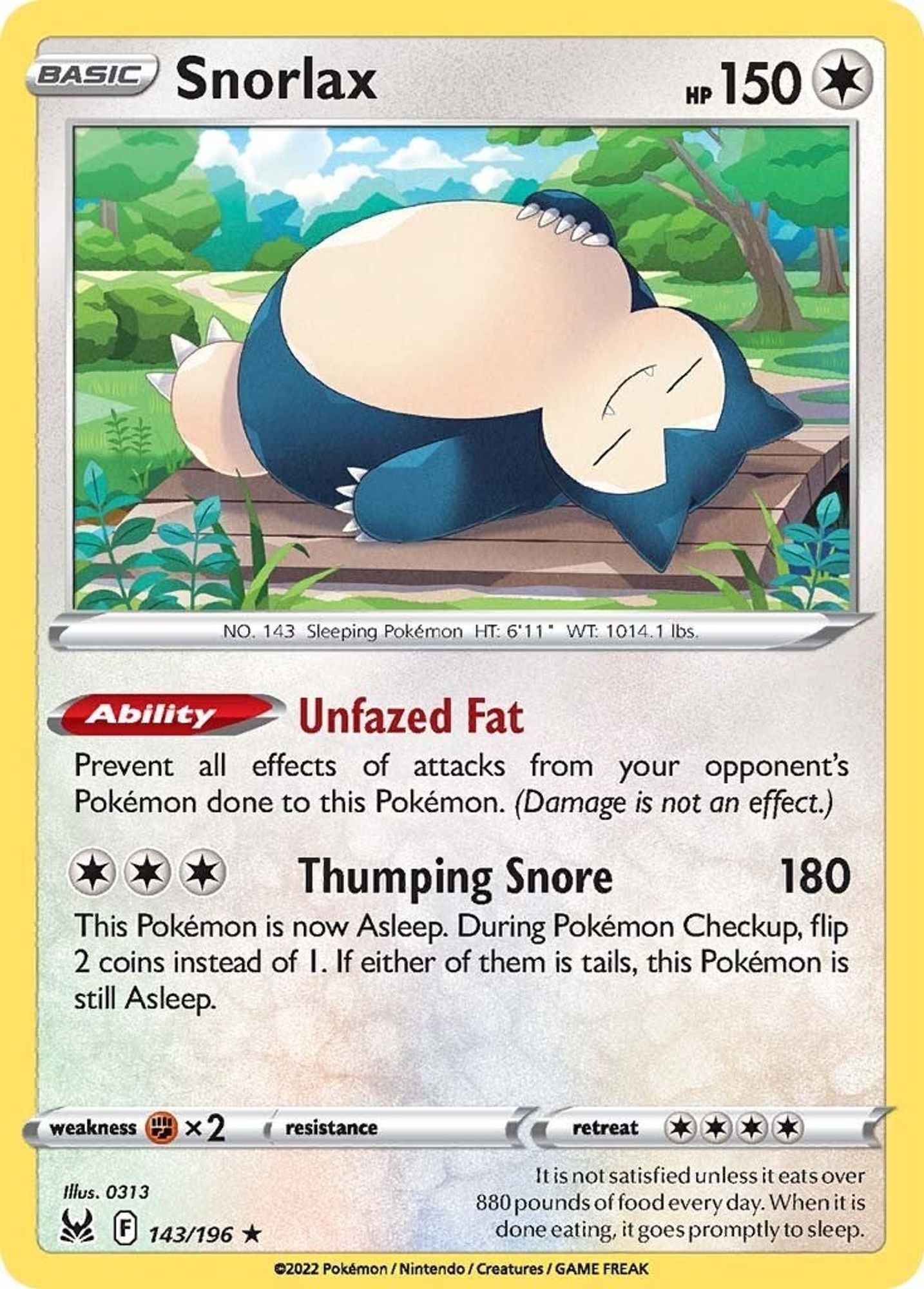Snorlax [Holo] #143