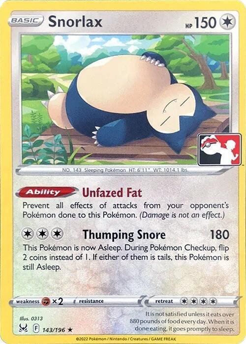 Snorlax [Prize Pack] #143
