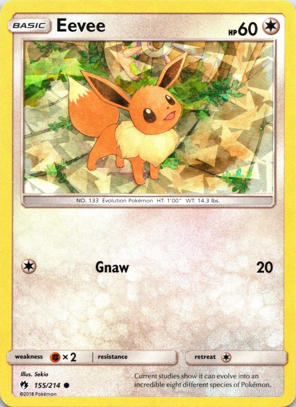 Eevee [Cracked Holo] #155