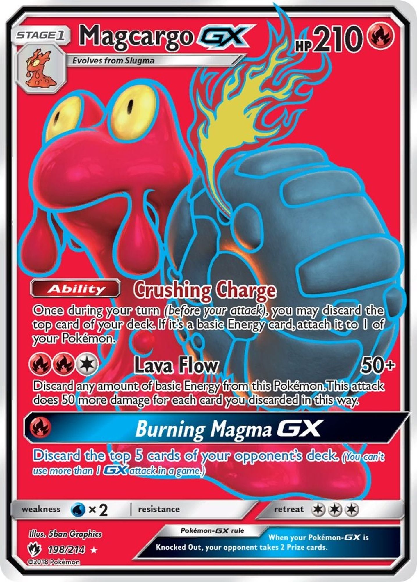 Magcargo GX #198