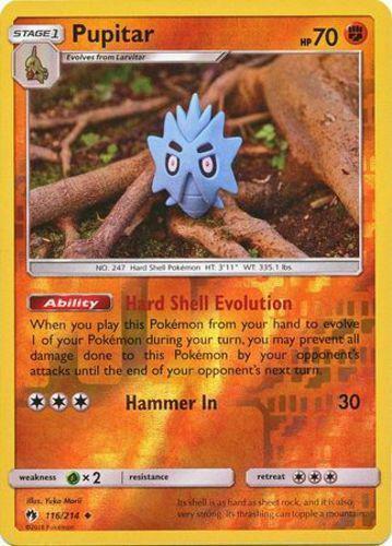 Pupitar [Reverse Holo] #116