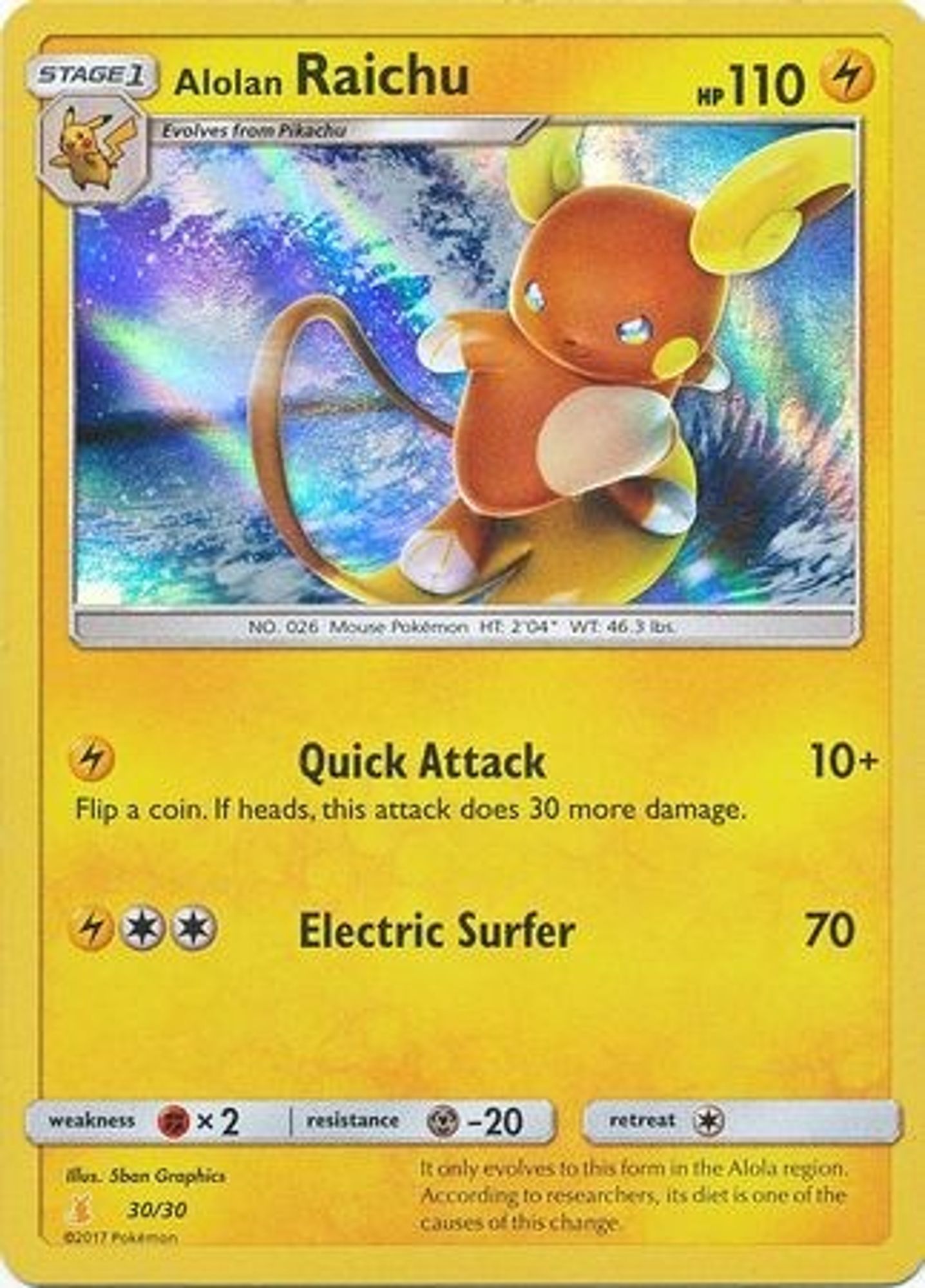 Alolan Raichu #30