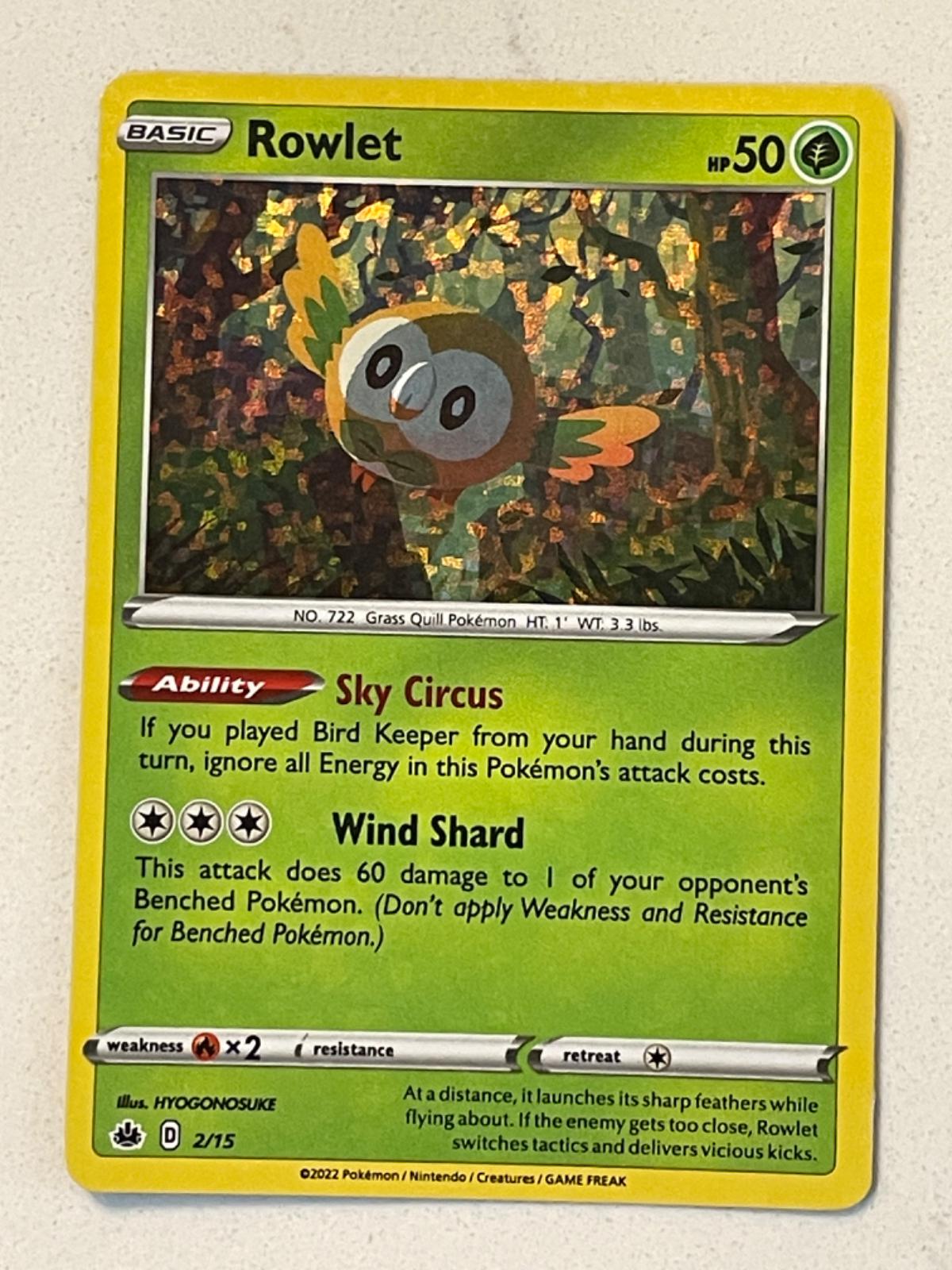 Rowlet [Holo] #2