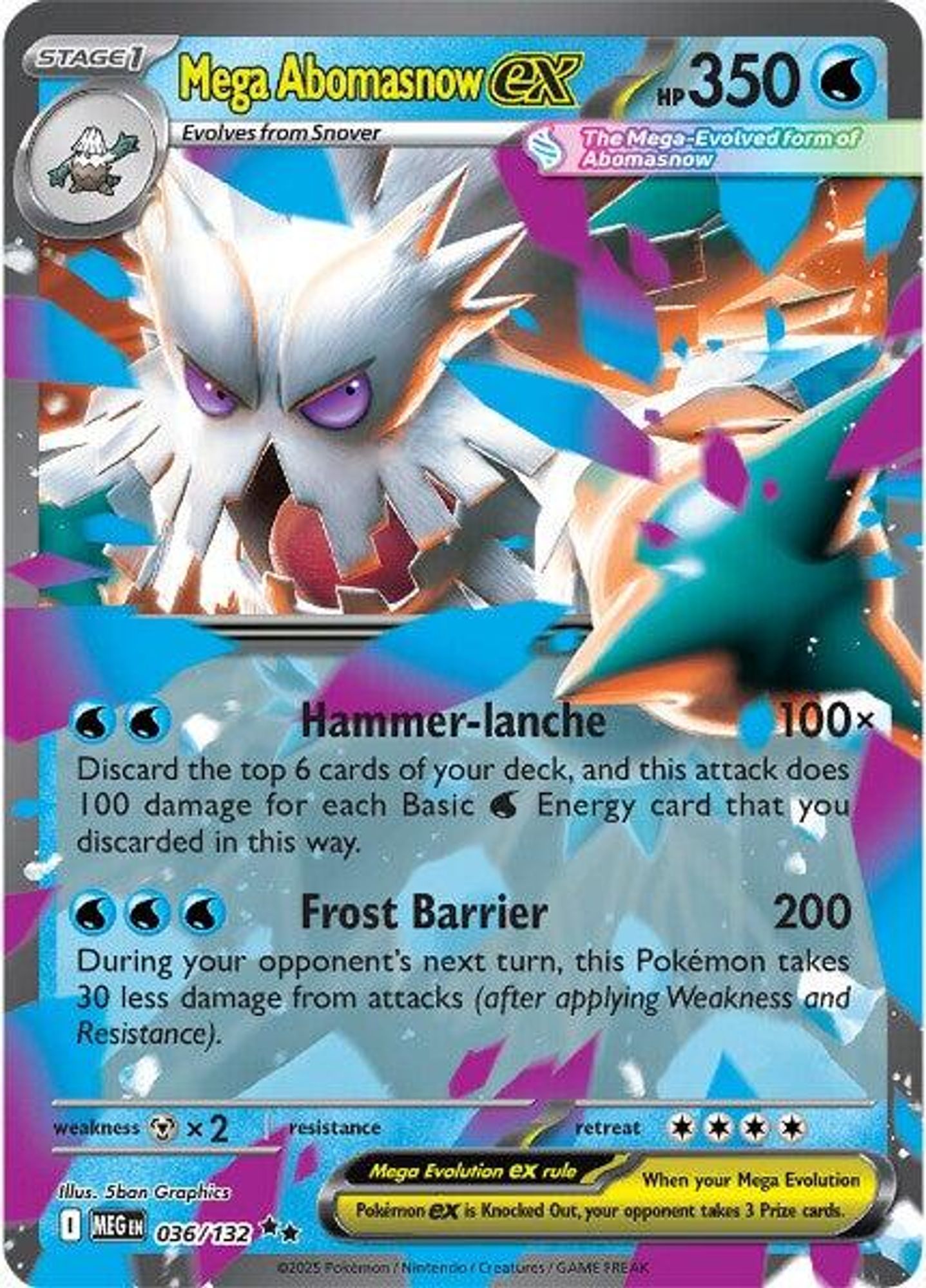 Mega Abomasnow ex #36