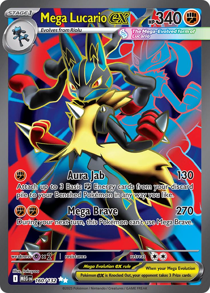 Mega Lucario Ex #160