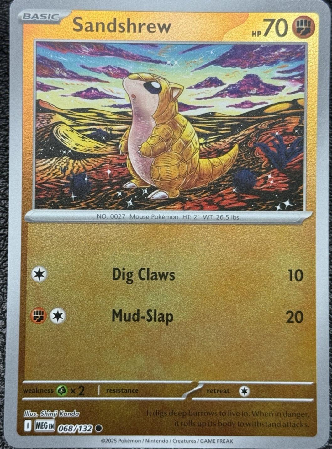 Sandshrew [Reverse Holo] #68