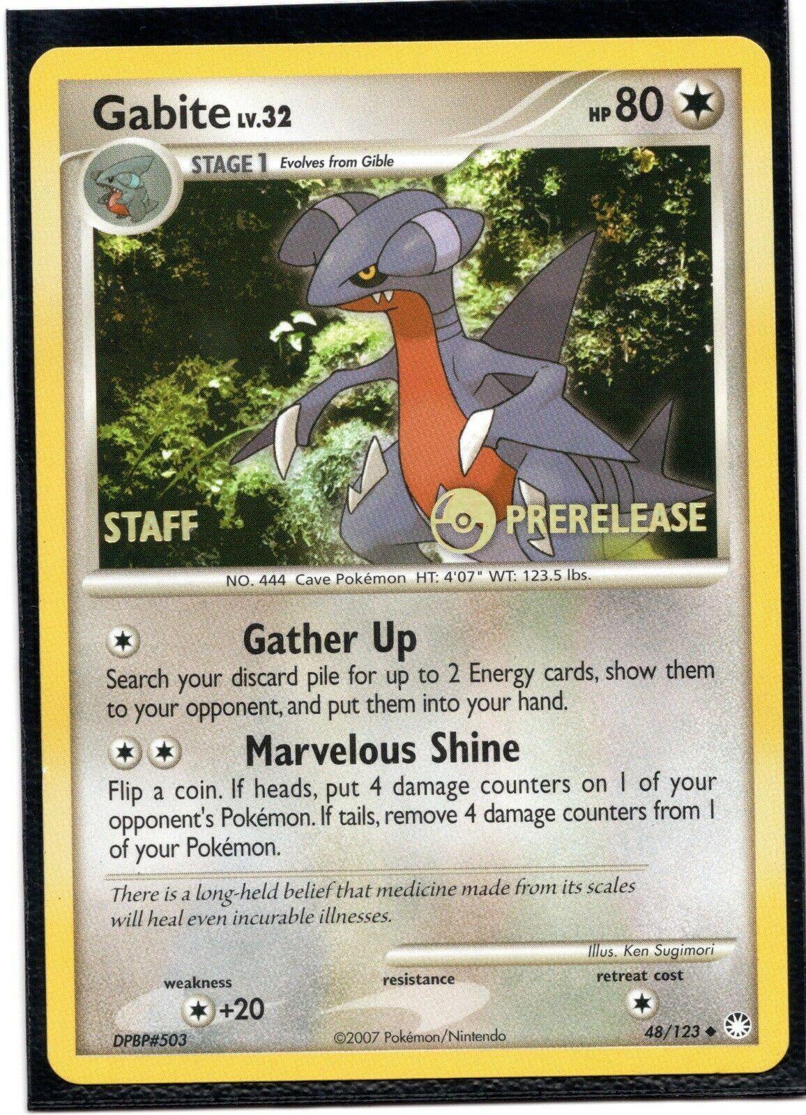 Gabite [Prerelease Staff] #48