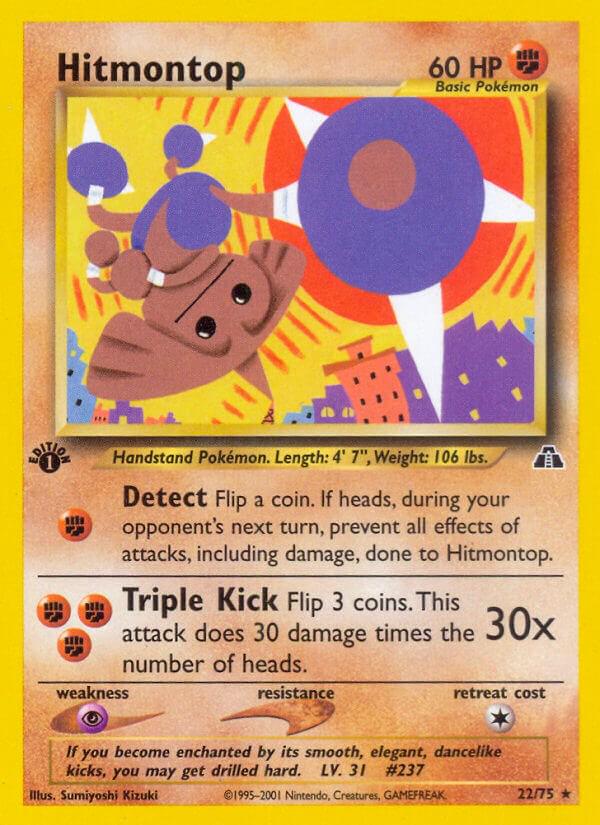 Hitmontop [1st Edition] #22