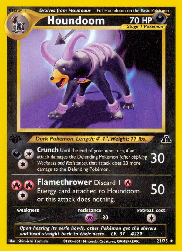 Houndoom [1st Edition] #23