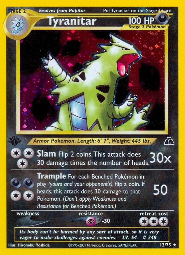 Tyranitar [1st Edition] #12