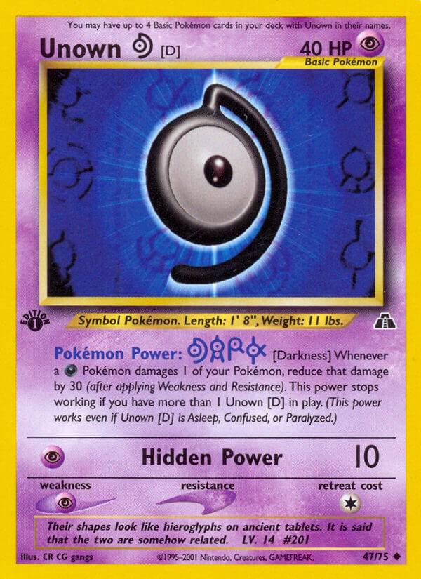 Unown D [1st Edition] #47