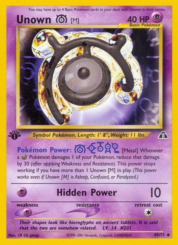 Unown M [1st Edition] #49