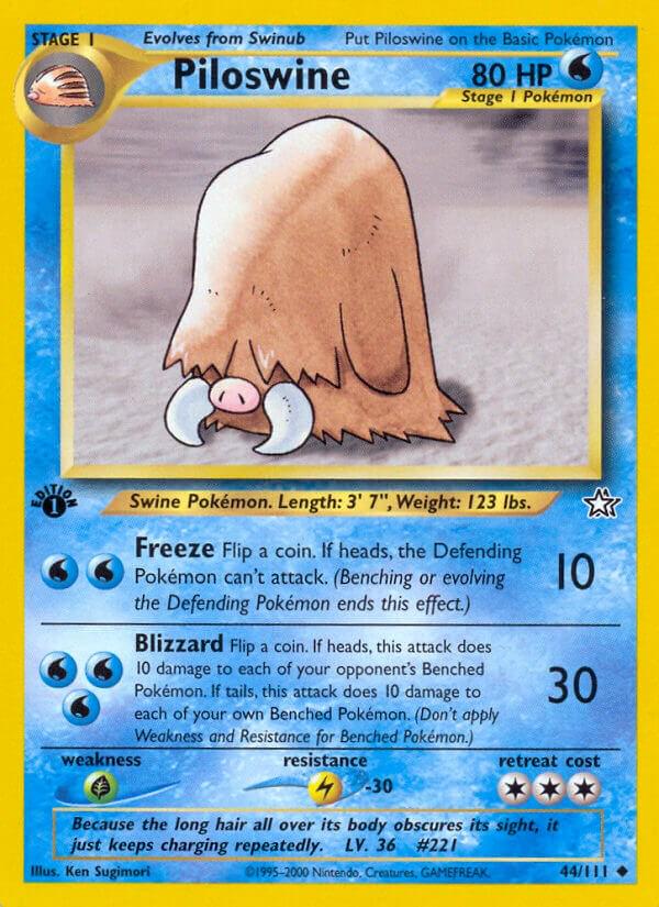 Piloswine [1st Edition] #44