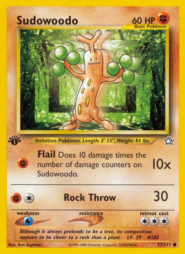 Sudowoodo [1st Edition] #77