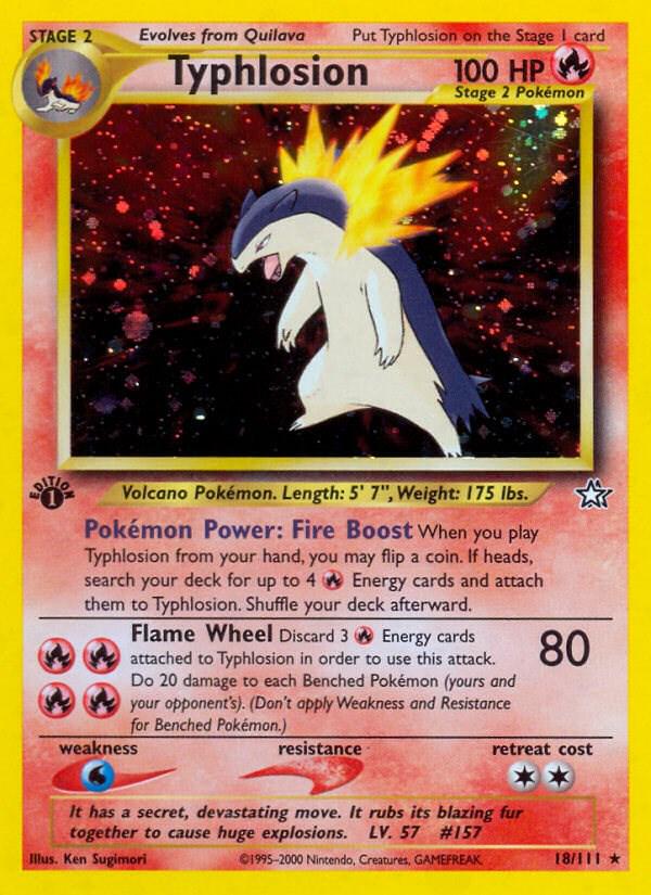 Typhlosion [1st Edition] #18